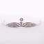 Snygga / Fina Silver Rhinestone Tiara Brudsmycken 2022 Legering Bröllop Tillbehör