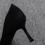 Chic / Belle Noire Bureau OL Daim Escarpins 2020 6 cm Talons Aiguilles À Bout Pointu Escarpins