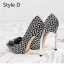 Charmant Schwarz Abend Pumps 2020 Strass Schleife 10 cm Stilettos Spitzschuh Pumps