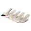 Transparent Silver Street Wear Womens Sandals 2020 8 cm Wedges Open / Peep Toe Sandals