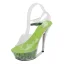 Transparent Sexy Rave Club Womens Sandals 2020 Ankle Strap 14 cm Stiletto Heels Open / Peep Toe Sandals