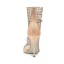 Sexy Silver Pierced Rhinestone Cocktail Party Womens Sandals 2020 Leather 9 cm Stiletto Heels Open / Peep Toe Sandals