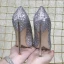 Sparkly Sølv Paljetter Pumps 2020 Aften 12 cm Stiletthæler Spisse Pumps