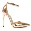 Fashion Silver Cocktail Party Patent Leather Sandals 2020 Ankle Strap 12 cm Stiletto Heels Pointed Toe Womens Sandals