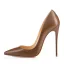 Fine Brun Kontor OL Pumps 2020 12 cm Stiletthæler Spisse Pumps