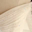 Élégant Champagne Volants Gonflée Robe De Mariée 2018 Robe Boule Fait main Perlage Paillettes Cristal De l'épaule Dos Nu 3/4 Manches Longue Mariage