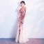 Chic / Beautiful Evening Dresses  2017 Trumpet / Mermaid Lace Sequins Backless V-Neck Sleeveless Floor-Length / Long Formal Dresses