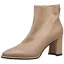 Enkel Høst Aprikos Casual Ankel Kvinners støvler 2020 Lær 7 cm Tykk Hæler Spisse Boots