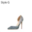 Scintillantes Argenté Soirée Paillettes Chaussures Femmes 2020 10 cm Talons Aiguilles À Bout Pointu Talons