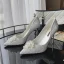 Classic White Lace Wedding Shoes 2020 Pearl 9 cm Stiletto Heels Pointed Toe Wedding Pumps