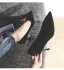 Chic / Beautiful Burgundy Office OL Suede Pumps 2020 Leather 7 cm Stiletto Heels Pointed Toe Pumps