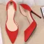 Elegant Black Suede Evening Party Womens Shoes 2020 10 cm Stiletto Heels Pointed Toe High Heels