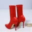 Mode Winter Schwarz Strassenmode Stiefel Damen 2020 11 cm Stilettos Spitzschuh Stiefel