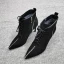 Chic / Beautiful Winter Dark Green Street Wear Suede Womens Boots 2020 Leather 8 cm Stiletto Heels Pointed Toe Boots