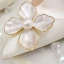 Élégant Ivoire Perle Fleur Chaussure De Mariée 2020 Satin 10 cm Talons Aiguilles À Bout Pointu Mariage Escarpins