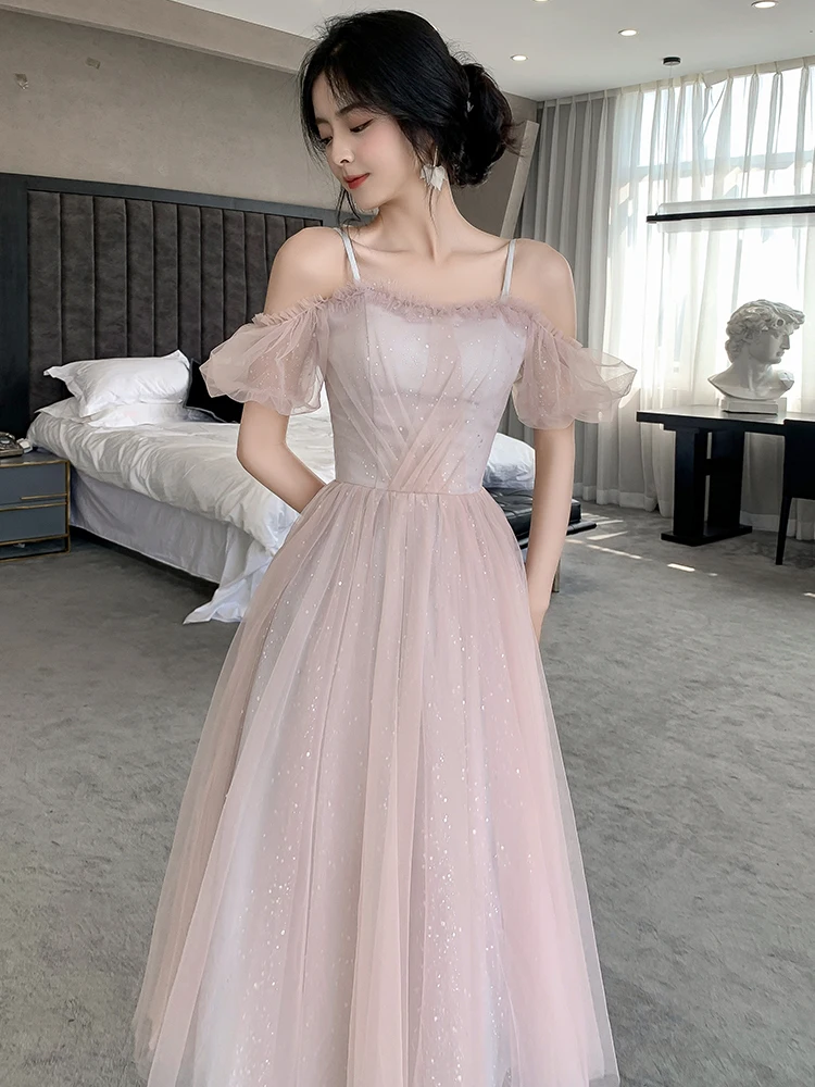 princess polly baby blue dress Peach and Lilac Bridesmaid Bouquets | DIY Wedding main image 1