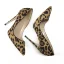 Mode Bruin Avond Luipaard Print Suede Pumps 2021 12 cm Naaldhakken / Stiletto Spitse Neus Hoge Hakken