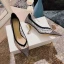 Charming Black Dating See-through Spotted Pumps 2021 Tulle High Heels 6 cm Stiletto Heels Pointed Toe Pumps