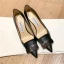 Chic / Beautiful OL Office Black Pumps 2021 Buckle 7 cm Stiletto Heels High Heels Pointed Toe Pumps
