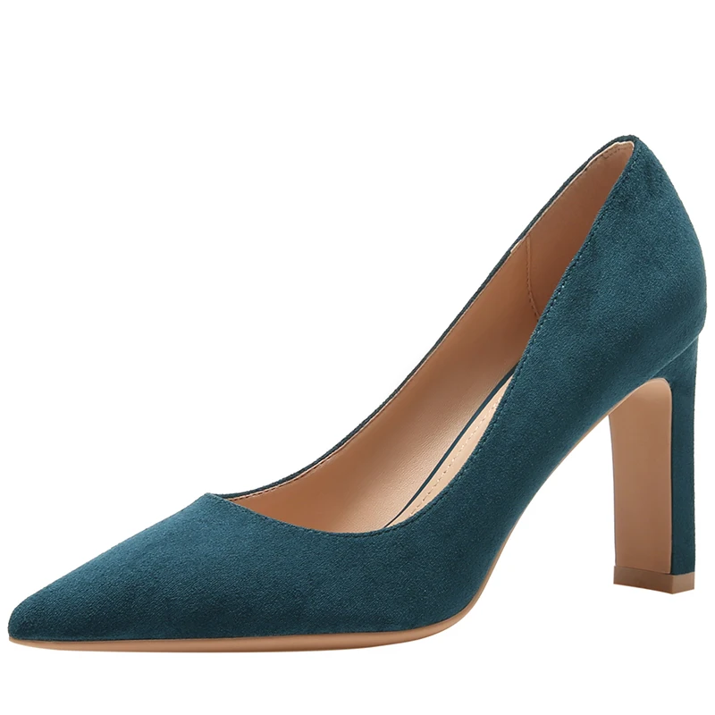 Spitse witte leren pumps met hoge hak | Witte hoge hakken met punt neus
