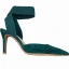 Chic / Belle Vert Foncé Vêtement de rue Daim Sandales Femme 2021 Bride Cheville 8 cm Talons Aiguilles À Bout Pointu Talons Hauts Sandales