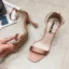 Sexy Noire Vêtements de vacances Sandales Femme 2021 Bride Cheville 8 cm Talons Aiguilles Peep Toes / Bout Ouvert Talons Hauts Sandales