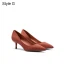 Schlicht Lindgrün Freizeit Wildleder Pumps 2021 5 cm Stilettos Spitzschuh Pumps Hochhackige