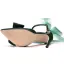 Schöne Schwarz Ball Sandalen Damen 2021 Knöchelriemen Schleife 11 cm Stilettos Spitzschuh Sandaletten Hochhackige