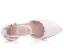 Charming Ivory Wedding Shoes 2018 Lace Rhinestone Pearl Ankle Strap 9 cm Stiletto Heels Wedding