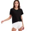 Casual Summer Solid Color Khaki Tops T-Shirts 2021 Cotton Scoop Neck Short Sleeve Women's Tops T-shirt