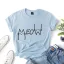 Lovely Summer White Loose Street Wear Cotton T-Shirts 2021 Scoop Neck Short Sleeve Women's Tops T-shirt
