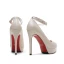 Schöne Schwarz Abend Pumps 2021 Wasserdichte Knöchelriemen 12 cm Stilettos Spitzschuh Pumps Hochhackige