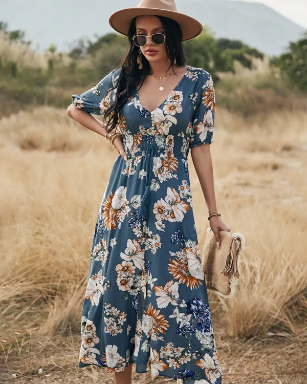 beach dresses 2021 A Line Short Sleeve Tulle Beach Wedding Dress On Sale-Bridelily