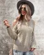 Mode Herbst Winter Strassenmode Khaki Regulär Schultern Pullover 2021 Baumwolle Stiefel Ärmellos Damen Oberteile