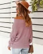 Vallen Winter Bruin Straatkleding Katoen Los Truien 2021 Ronde Hals Lange Mouwen Dames Topjes