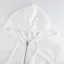 Fashion Fall Winter Street Wear White Solid Color Hooded Sweatshirts 2021 V-Neck Long Sleeve Loose Women Tops