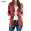 Comfortable Blushing Pink Fall Winter Street Wear Knitting Sweaters 2021 Loose Long Sleeve Women Tops