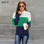 Comfortable Fall Winter Orange Casual Knitting Sweaters 2021 Cotton Loose High Neck Long Sleeve Women Tops