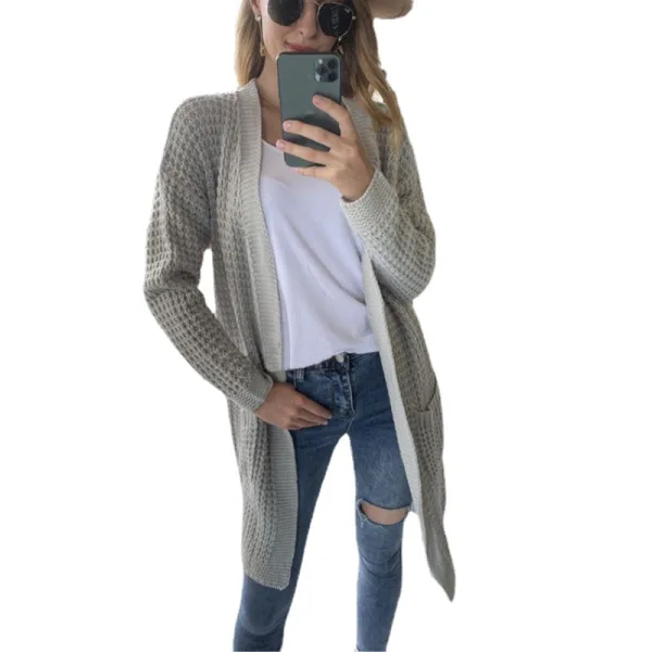 Comfortable Casual Fall Winter Mint Green Knitting Sweaters 2021 Long Sleeve Loose Women Tops