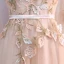 Chic / Beautiful Bridesmaid Dresses 2018 A-Line / Princess Appliques Beading Sash V-Neck Backless 1/2 Sleeves Floor-Length / Long Wedding Party Dresses
