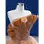 Haut de Gamme Champagne Perlage Paillettes Robe De Mariée 2021 Robe Boule Volants Bustier Sans Manches Dos Nu Tribunal Train Mariage