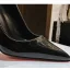 Chic / Beautiful Red Gradient-Color Evening Party Pumps 2021 Leather 10 cm Stiletto Heels Pointed Toe Pumps High Heels