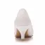 Elegant White Rhinestone Wedding Shoes 2021 5 cm Stiletto Heels Pointed Toe Wedding Pumps High Heels