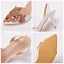 Charmant Weiß Strass Brautschuhe 2021 7 cm Stilettos Spitzschuh Hochzeit Sandaletten Hochhackige
