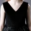 Charming Black Sequins Birthday Flower Girl Dresses Party Dresses 2021 Ball Gown V-Neck Sleeveless Floor-Length / Long Flower Girl Dresses