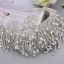 Sjarmerende Sølv Rhinestone Tiara Har Tilbehor 2022 Bryllup Tilbehør