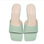 Enkla Casual Sage Grön Sandaler Dam 2021 10 cm Stilettklackar Peep Toe Sandaler Högklackade