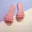 Chic / Belle Multi-Couleurs Désinvolte Arc en ciel Pantoufle & Tongs 2021 Peep Toes / Bout Ouvert Plate Chaussures Femmes