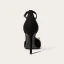 Charming Black Evening Party Leather Pearl Rhinestone Womens Shoes 2021 Ankle Strap 10 cm Stiletto Heels Pointed Toe High Heels