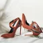 Chic / Beautiful Red Evening Party Womens Shoes 2019 Ankle Strap 10 cm Stiletto Heels Pointed Toe High Heels